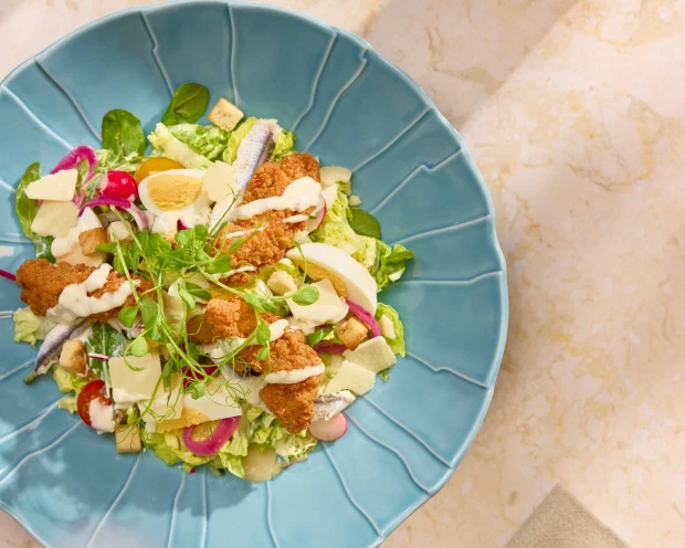 Thermen Maarssen restaurant Salade Caesar (1)