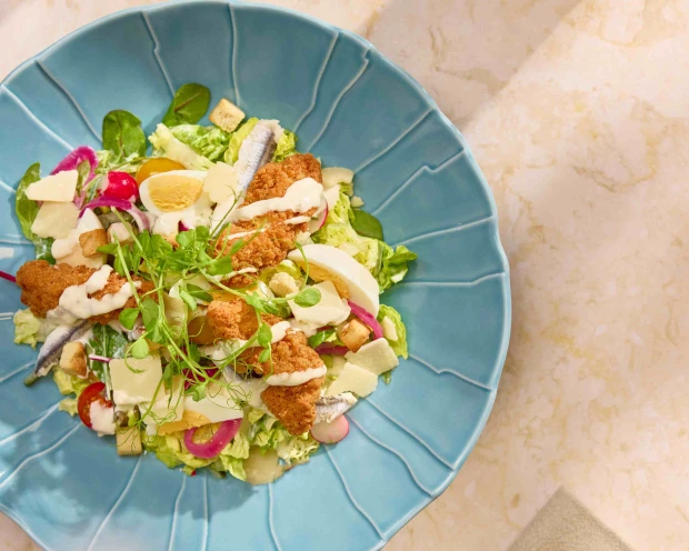 Thermen Maarssen restaurant Salade Caesar (2)