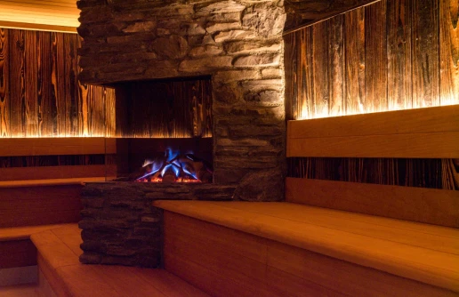 Thermen Maastricht sauna openhaard 1 250